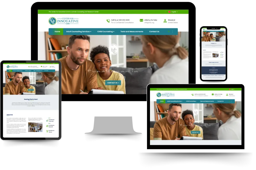 Center for Innovative Counseling Counseling Center website