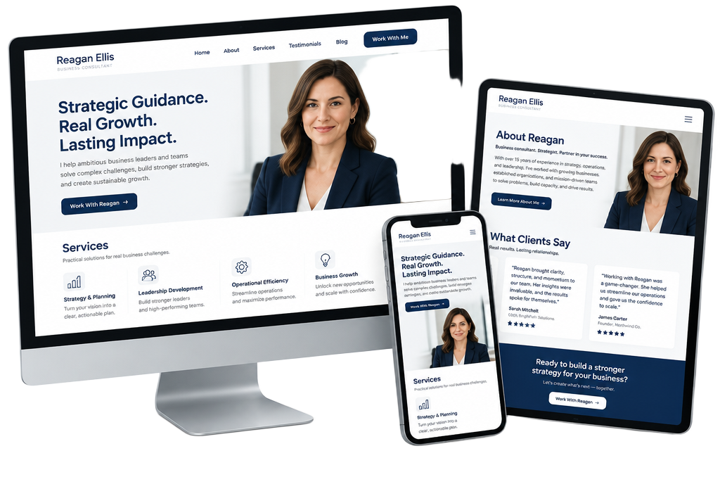 Reagan Ellis Consultant website