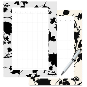 Monthly Planner - Silhouette Printable Tracia Creative   