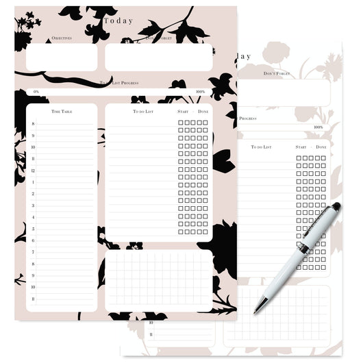Daily Project Planner - Silhouette