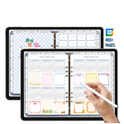 2024/2025 Digital Planner with Google Calendar Digital Planner Tracia Creative   