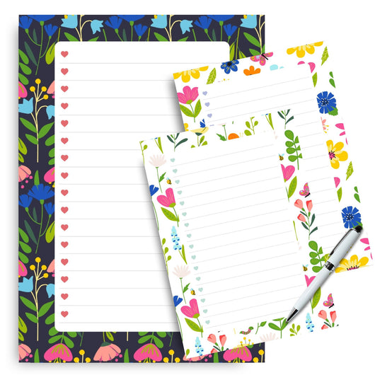 Summer Floral Printable Notepad Bundle Planner Insert Tracia Creative   