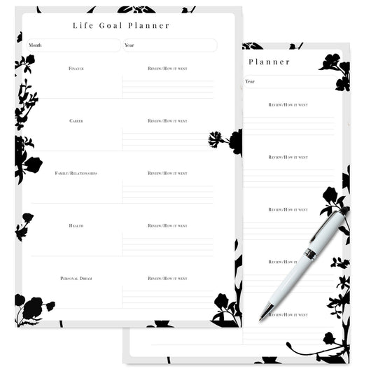 Life Goal Planner - Silhoutte Printable Tracia Creative   