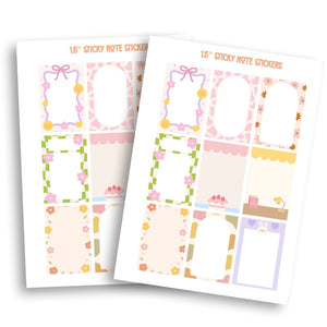 1.5’ Sticky Note Stickers HP - Planner Insert