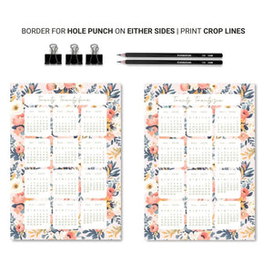 2024-2026 Calendar with Notes Planner Insert Tracia Creative   