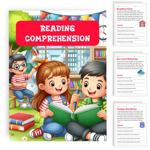 Reading Comprehension Workbook Printable Tracia Creative   