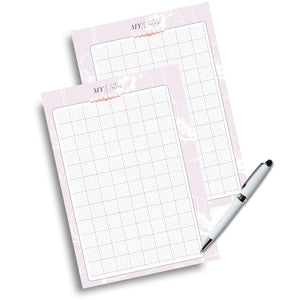 Beauty Grid Notes Planner Insert Tracia Creative   