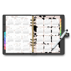 2024/2025 Calendar - Silhouette Planner Insert Tracia Creative   