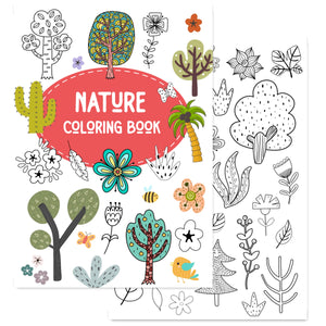 Nature Coloring Book Printable Tracia Creative   