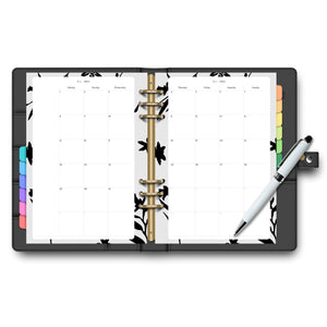 2024 Monthly Planner - Silhouette