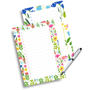Summer Floral Printable Notepad Bundle Planner Insert Tracia Creative   