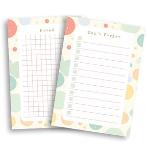 All in One Notepad Printable Notepad Tracia Creative   