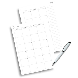 2025/2026 Monthly Planner