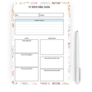 Bible Study Notes Guide Planner Insert Tracia Creative   