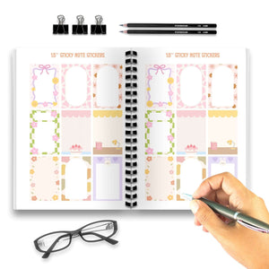 1.5’ Sticky Note Stickers HP - Planner Insert