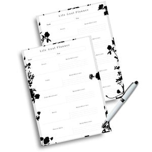 Life Goal Planner - Silhoutte Printable Tracia Creative   