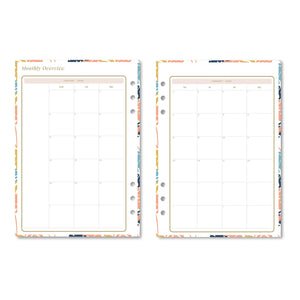 2024/2025 Monthly Planner - Colorful Palm Printable Planner Tracia Creative   