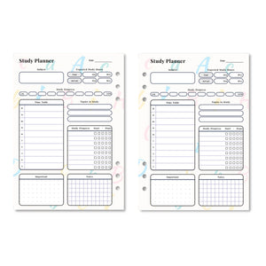 Student Study Planner Page Printable Tracia Creative   
