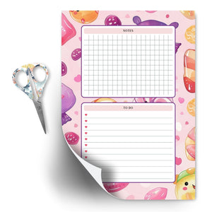 Cute Daily To-Do List & Notes Bundle Planner Insert Tracia Creative   