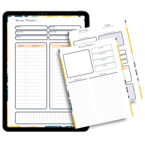 Ultimate Fitness Planner Bundle with 20 Printable Planner Templates Planner Insert Tracia Creative   