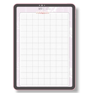 Beauty Grid Notes Planner Insert Tracia Creative   