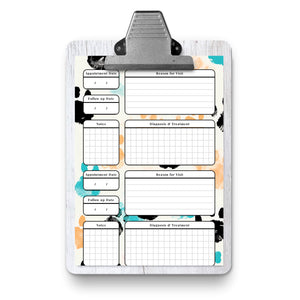 Paws Vet Appointments Planner Printable Tracia Creative   