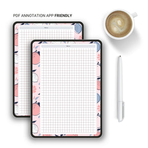 A5 Grid Notes Planner Insert - Perfect for Note-Taking and Doodling Planner Insert Tracia Creative   