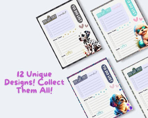 Cute Dog Themed Printable To Do Lists Planner Insert Tracia Creative   