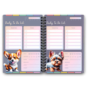 Cute Puppies Printable To Do Lists Planner Insert Tracia Creative   