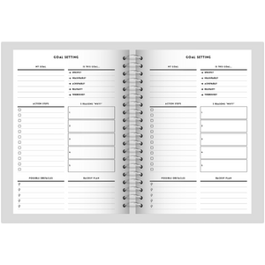 Goal Setting Planner Page - Minimalist Planner Insert Tracia Creative   
