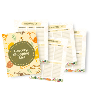 Grocery Shopping List Planner Insert Tracia Creative   