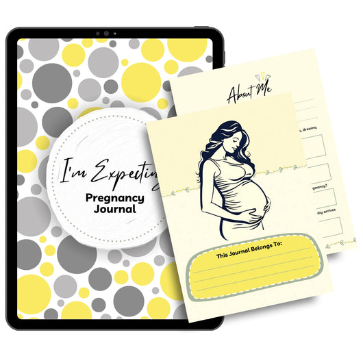I'm expecting Pregnancy Journal Printable Journal Tracia Creative   