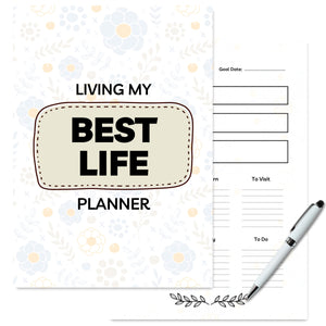 Living My Best Life Printable Planner  Tracia Creative   