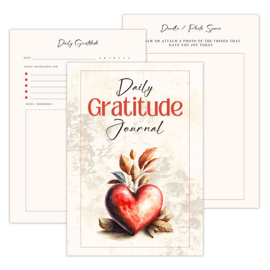 Minimalist Daily Gratitude Journal Printable Tracia Creative   