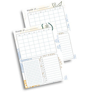 Monthly Planner Page - Spring Collection Printable Tracia Creative   