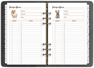 Pet Information and Recipes Page