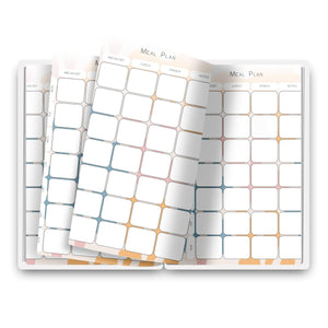 Printable Meal Planner Page - Pastel Printable Tracia Creative   
