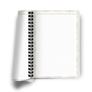 Printable Muted Floral Planner Notes Grid Printable Tracia Creative   