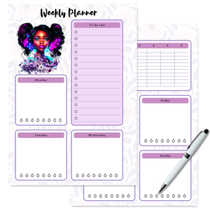 Purple Teen Weekly Planner Printable Tracia Creative   