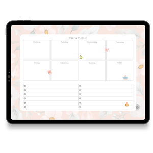 Weekly Planner, Spring Collection - Tracia Creative