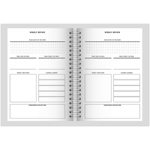 Weekly Review Planner Page - Minimalist  Tracia Creative   
